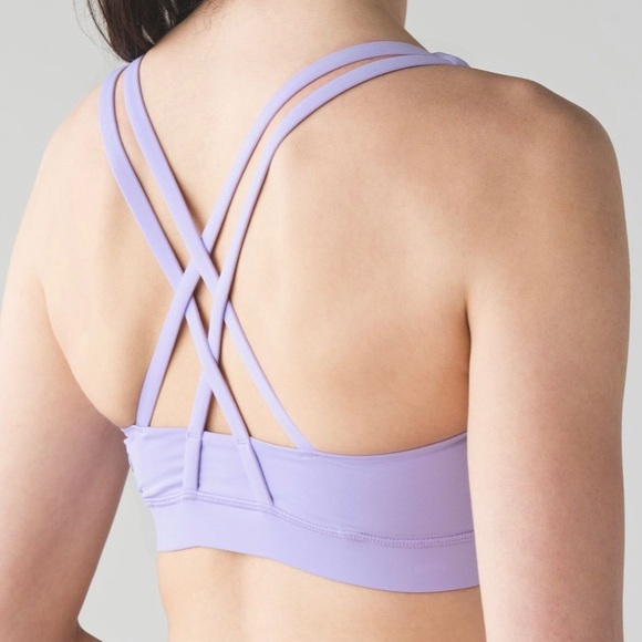 Lululemon Energy Bra -lilac size 4 - Picture 2 of 2